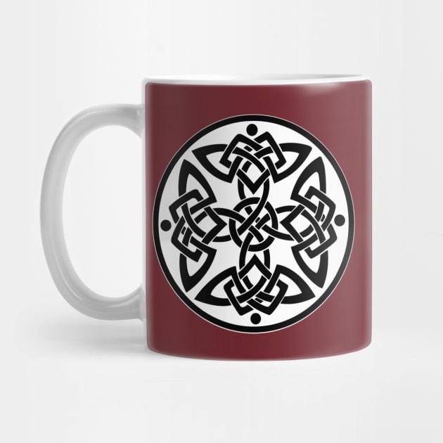 Celtic Knot Abstract Interlocking Puzzle Art Design by DesignsbyZazz